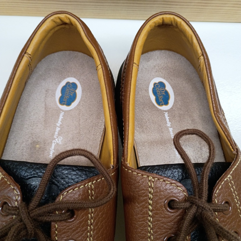 Dr. Comfort Patrick 8560 Men Therapeutic Leather Boat‎ Shoes Size 15 M Comfort - Picture 13 of 15